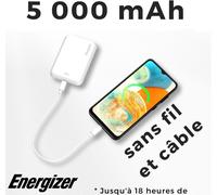 Ersan-Batterie Externe 5000mah Power Bank Chargeur Portable Sans Fil Magnétique Compatible Magsafe, Usb-C Pd 20w, Usb-A 15w, Recharge Rapide Powersafe, Iphone Android Tablette Powerbank Qm5000