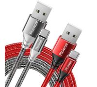 Ersan-Câble Usb C [3m/Lot De 2], 3a Charge Rapide Usb Type C Câble Chargeur Rapide Tressé, Compatible Avec Samsung Galaxy S20, S10, S9, S8, Manette Ps5, Huawei P40/P30/P20/P10,Htc,Lg,Moto G7,Sony Xpe