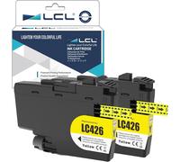 ERSAN-Cartouche d'encre Compatible LC-426 LC426 LC-426Y LC426Y (2 Jaune) Remplacement pour Brother MFC-J4335DW MFC-J4340DW MFC-J4535DW MFC-J4540DW MFC-J4540DWXL