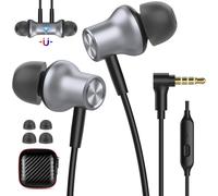 ERSAN-Casque avec câble pour Xiaomi Book 14 Redmi Note 13 PC Chromebook, Casque avec Microphone pour Kindle Fire Nintendo Switch, Casque avec Prise 3.5MM pour iPhone 6s Mac Mini Galaxy A13 A14 MP3