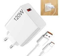 Ersan-Chargeur 120w Pour Xiaomi 14t Pro/14 Ultra/13t Pro/12t/13 Pro13 Lite/13/12/X/Poco X7 Prox6/Poco F6 Prof6/X4 Gt Pad 7 6,Chargeur Rapid 120w Avec Câble Usb C 1m Pour Redmi Note 11 11s 13 Pro