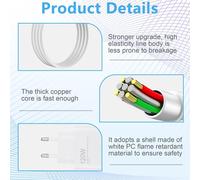 Ersan-Chargeur Rapide 120w Avec Câble Usb C 1m Pour Xiaomi 15/14t Pro/14 Ultra/13t Pro/12t/13 Pro/12 Pro, Adaptateur Chargeur Turbo Compatible Redmi Note 14/13/12/11/10, Poco X7 Pro/F6/F5 Pro (120w)