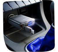 Ersan-Chargeur Voiture Allume Cigare Usb C,Chargeur 3-En-1 57w Avec Câble Rétractable, Accessoire Voiture Interieur Cabriolet Pour Iphone 16 15 Pro Max Samsung S25 S24 Ultra Xiaomi 14t 15