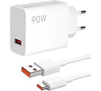 Ersan-Chargeur Xiaomi 90w Avec Câble Usb C 2m, Hypercharge Turbo Pour Xiaomi 15 Ultra, 14 Ultra, Poco F7 X7 Pro, 90w Charge Rapide Pour Redmi Note 14 Pro 5g, 13 P, 12s Ultra, Pad 7 P, Mi 11