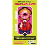 Ersan-- Chats-Volants - Pack 2 Chats N°1 - Jeu De Société Fun Famille & Enfants Dès 8 Ans - Lancer, Attraper & Relever Des Défis - Jeu De Cartes 2+Joueurs - Par Exploding Kittens - En Français