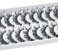 Ersan-Clear Band Dz7717 Faux Cils En D Curl Bandes Russes Faux Cils Manga Aspect Naturel Qui Ressemblent À Des Grappes Individuelles
