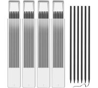 Ersan-Crayons De Charpentier, 24 Pièces 2.8mm Hb Recharge De Graphite Recharges De Crayons Réutilisables Résistantes À Rupture Recharge Porte-Mine De Charpentier (Trois Couleurs)