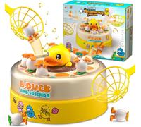 ERSAN-Duck Jouet canard Pups Jeu Catch Duck Pop Up pour enfants Jeu de société Jeu de société Jeu de musique pour rebondir et attraper les canards