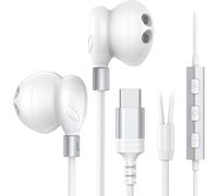 ERSAN-Écouteurs USB C pour iPhone 16/15 Pro Max Plus, USB-C, avec câble de type C, pour Samsung Galaxy S25, S24, Ultra, S23, A56, Fold6, intra-auriculaires, type C, avec microphone, pour Apple iPad P