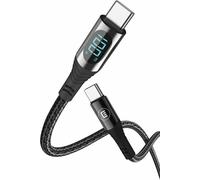 ERSAN-EHMANN Câble de charge USB C, 100 W, 3 m, câble de charge rapide Power Delivery USB C vers USB C, câble en nylon tressé chargeur USB-C pour ordinateurs portables, smartphones, iPhone 15, tablet