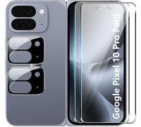 Ersan-Film De Protection Pour Google Pixel 10 Pro Fold Verre Trempé,[2+2] Protection D'écran Extérieure+Protection D'appareil Photo, Hd Clear, Aux Rayures