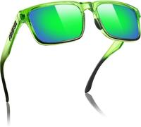 Ersan-Grosse Tête Lunette De Soleil Homme Polarisée Avec Protection Uv, Ont Un Cadre Oversized De 155 Mm De Large Pour Les Visages Larges Et Sont En Matériau Tr90 Ultraléger