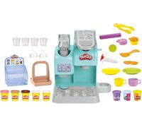 ERSAN-Kitchen Creations Mon Super Café, Coffret avec Machine à Café, 20 Accessoires et 8 Pots de Pâte à Modeler pour Loisirs Créatifs, Jouet Culinaire