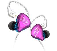 ERSAN-KZ ZST X Écouteurs Intra-Auriculaires colorés 1BA 1DD Double Pilote Filaire HiFi Écouteurs de Jeu ergonomiques avec câble détachable à 2 Broches pour Singer Audiophile DJ