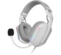 ERSAN-MH-Pro, Casque Gaming ARGB Flow, Son Surround, Coussinets AIR 3D, Microphone, PS4, PS5, Xbox One, Xbox Series X-S, Switch, Switch 2, Windows, Mac, Smartphone et Tablette, Blanc