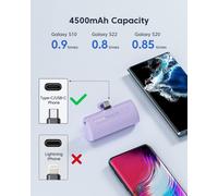 Ersan-Mini Banque D'alimentation, Chargeur Portable 4500 Mah, 16 W Usb-C, Charge Rapide, Batterie Ultra Compacte Compatible Avec Samsung, Huawei, Xiaomi, Oppo, Oculus, Quest Games, Android Switch