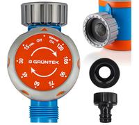 ERSAN-Minuterie Mécanique Minuteur d'arrosage Automatique Jardin pour Robinet 1/2 et 3/4 et Arroseur . Programmation entre 15 et 120 min ultra-simple.
