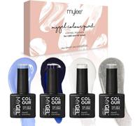 Ersan-Mygel By Snow Queen Vernis À Ongles Gel Set 4x10ml Uv/Led Nail Art Manucure Pédicure Pour Usage Professionnel Et Domestique - Longue Durée Et Facile À Utiliser