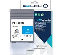 ERSAN-PFI102 Cyan Cartouche d'encre Compatible pour Canon PFI-102 PFI-102BK pour Canon imagePROGRAF iPF500 iPF510 iPF600 iPF605 iPF610 iPF650 iPF655 iPF700 iPF710 iPF720 iPF750 iPF755 iPF760 iPF765(1