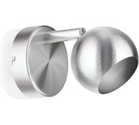 ERSAN-Plafonnier/Applique TAURI, inox mat, 1x GU10 max. 25W