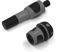 ERSAN-Pulvérisateur de jardin avec adaptateur de tuyau 3/4" \u2013 Seringue de qualité supérieure pour tuyau d'arrosage \u2013 Buse de douche de jardin avec embout pour le jardin \u2013 Douchette à m