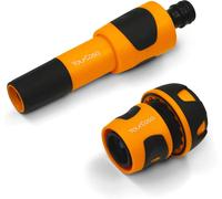 ERSAN-Pulvérisateur de jardin avec adaptateur de tuyau 3/4" \u2013 Seringue de qualité supérieure pour tuyau d'arrosage \u2013 Buse de douche de jardin avec embout pour le jardin \u2013 Douchette à m