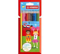 Ersan-Stabilo 1212/77-01 Pack De 12 Crayons De Couleur
