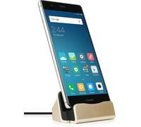ERSAN-Station de Charge Dock USB C & Câble 1m - Base de Chargement pour Smartphone Compatible avec Galaxy S24 S23 S22 Note 20 10 Huawei P50 P40 Pro Argent