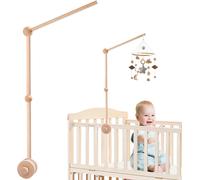 Ersan-Sunshine Smile Support De Téléphone En Bois Réglable Pour Lit De Bébé, Table À Langer, Support De Cloche De Lit, Cadre Mobile Pour Décoration De Chambre D'enfant