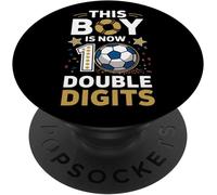 Ersan-This Boy Is Now 10 Double Digits Football Ball Star Popsockets Popgrip Adhésif