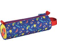 ERSAN-- Trousse Skateboard - 22,5 x 7,5 cm - Motifs de Skate - Tissu Résistant - Idéale pour Accessoires Scolaires