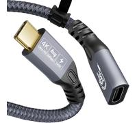 ERSAN-USB C Cable to USB C 3.2 Gen2 X2 male female Type C Charging Cable, 20 Gbps Data Transfer, 240 W 48 V/5 A Fast Charging Cable, 4K @ 60Hz Video Transfer 3M