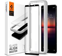 Ersan-, Verre Trempé Pour Sony Xperia 1 Ii, Alignmaster, La Technologie Auto-Alignement, Couverture Complète, Premium 9h, Compatible Visage Id, Protection Écran Sony Xperia 1 Ii