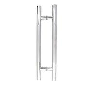 Ersatz-Set für Duschtürgriffe und -züge aus Edelstahl für Glas- und Schiebetüren im Scheunenstil, robuster Druck-/Zugstangengriff (600 mm/400 mm) - langlebig, stilvoll, Einfach zu installier