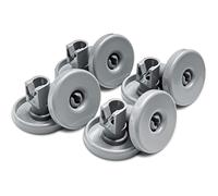 ersatzteilshop basics Lot de 8 roulettes pour panier inférieur de lave-vaisselle - Utilisation universelle - Pour lave-vaisselle AEG, Favorit, Privilège, Zanussi etc.