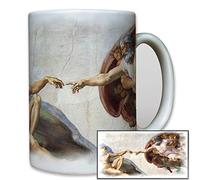 Erschaffung Adams Chapelle Sixtine Michelangelo Dieu ADAM Peintures - Tasse café # 8116