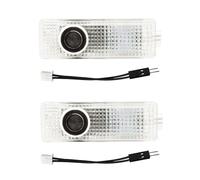 ERSDGG Lot de 2 projecteurs LED pour portières de voiture, éclairage de bienvenue pour 1/2/3/4/5/6/7/X1/X2/X3/X4/X5/X6/X7/M/Z/GT, Performance Edition