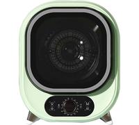ERSDM Petit sèche-Linge, sèche-Linge à condensateur Portable de 3 kg, Mini-sèche-Linge à essorage Automatique à 5 Modes de séchage, for Utilisation sur comptoir ou Montage Mural (Color : Green)