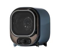 ERSDM Petit sèche-Linge, sèche-Linge à condensateur Portable de 3 kg, Mini-sèche-Linge à essorage Automatique à 5 Modes de séchage, for Utilisation sur comptoir ou Montage Mural (Color : Blue)