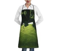 ERSDWRE Tablier de cuisine avec poches Motif réseau de football Unisexe Tablier de chef Cuisson BBQ Jardinage