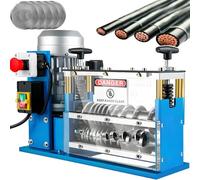 ErShangMao Dénudeur De Câbles Automatique Robuste, 370 W/750 W, Dénudeur De Câbles Électriques Industriel, 30 M/Min, pour Le Recyclage des Déchets De Cuivre, Poignées De 1,5 À 38 Mm 750W