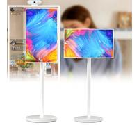 ErShangMao Moniteur Tactile Professionnel Portable Smart TV, Écran Mobile avec Batterie 7800 Mah, Autonomie d'une Journée, Centre De Jeux Et De Divertissement 27in8+128g