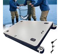 ErShangMao Ponton De Pêche Gonflable Professionnel pour L'extérieur, Plateforme De Pêche Gonflable De 250 Cm/300 Cm, Capacité De 200 Kg (440 LB), Pouvant Accueillir 1 À 3 Adultes. 2.5M+thrusters