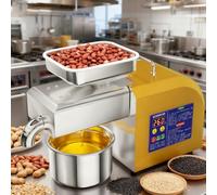 ErShangMao Presse À Huile Électrique-Presse À Chaud Et À Froid pour Une Extraction D'huile Simplifiée À Domicile,1100 W,2 Modes,Préchauffage Rapide en 6 Minutes pour Cacahuètes,Sésame Et Noix TypeA