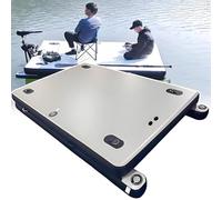 ErShangMao Quai Flottant Gonflable Professionnel-Ponton De Pêche Gonflable D'extérieur-Plateforme Flottante pour Quai Gonflable,Capacité De Charge De 200 Kg (440 LB),Épaisseur De 30 Cm 3M
