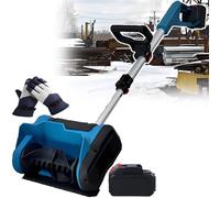 ErShangMao Souffleuse À Neige sans Fil Améliorée, 600 W sans Balais Et 3 000 TR/Min, Portée De 6 M, Conception Légère À Une Main, pour Escaliers Et Terrasses 1battery