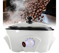 ErShangMao Torréfacteur À Air Chaud De Qualité Professionnelle - Torréfacteur Électrique 300-800 G avec Trous De Ventilation Et Couvercle en Verre De Sécurité, pour Débutants Et Amateurs