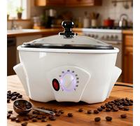 ErShangMao Torréfacteur À Café Électrique 800 G - Torréfacteur À Air Chaud Amélioré pour Usage Domestique Et Professionnel, Couvercle en Verre Transparent Et Trous De Ventilation