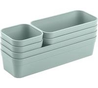 Ershi-1 Jeu D`Organiseurs De Tiroirs, Boîte De Rangement, Réglable, Vert Pastel[477]