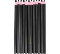 Ershi-12 Pièces Marqueur De Porcelaine Pelable Crayon Gras Noir Crayon De Cire Dessin Crayons De Marquage Crayon Pour Bois Vêtemen[1